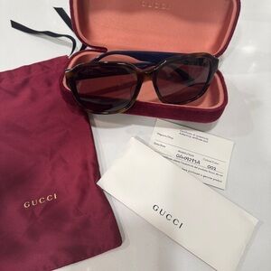 Gucci Brown Sunglasses